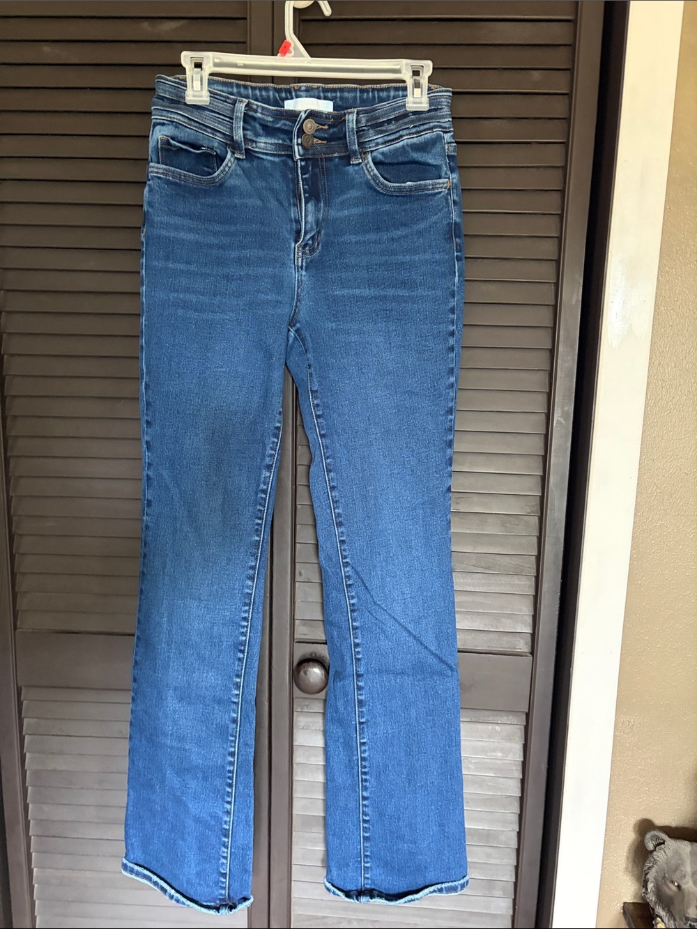 Vervet Classic Women's Blue Stretch Bootcut Jeans 29x33